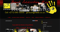 Desktop Screenshot of beataddiction.co.za